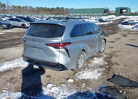 2022 Toyota Sienna Platinum z USA, uszkodzony, nr VIN 5TDESKFC4NS058405